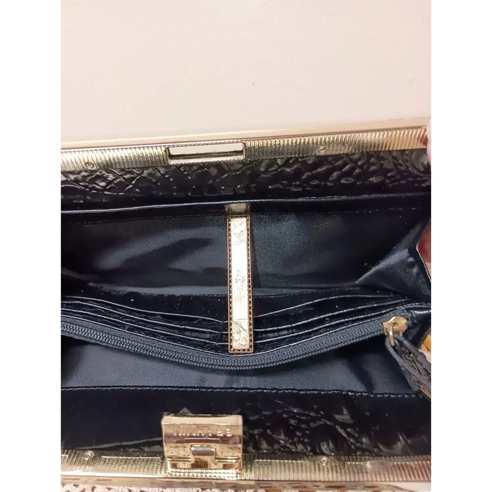 NWT Brahmin Tillie Clutch in Onyx a Nordstrom Anniv.